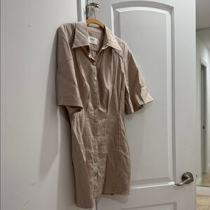 ba&sh Beige Mini Dress